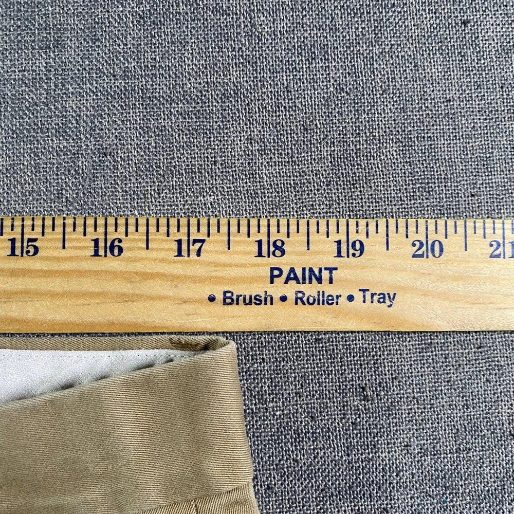 Banana Republic Tapered Fit Khaki Chinos Pants Men 35x34‎ Casual Work Wear